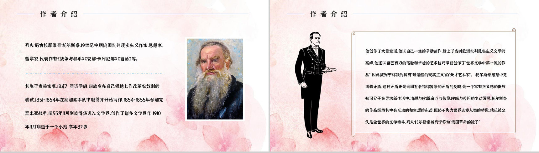 俄国文学巨著《安娜卡列尼娜》小说介绍艺术特色鉴赏分析通用PPT模板-4
