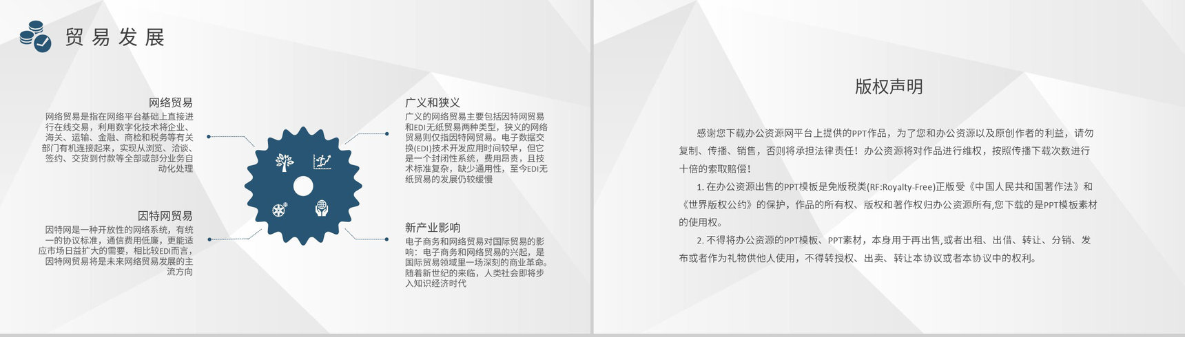 企业报关出口贸易操作流程培训出口贸易方式介绍PPT模板-8