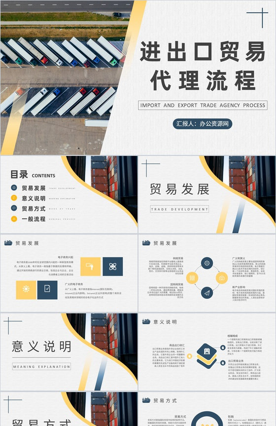 物流行业进出口贸易代理流程培训外贸业务流