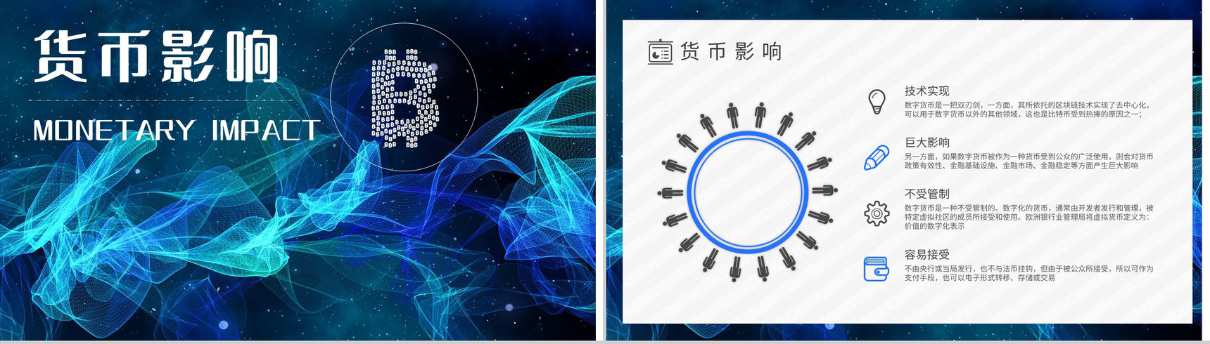 数字货币的作用和意义发展风险与监督的好处PPT模板-8