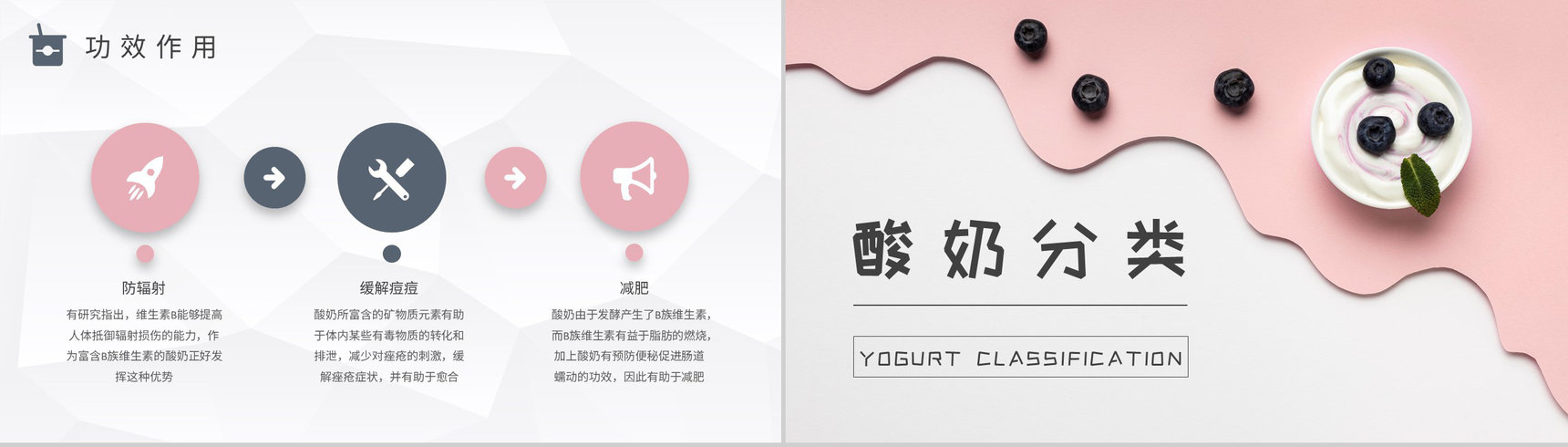 酸奶的功效与作用学习日常饮用注意事项说明PPT模板-4
