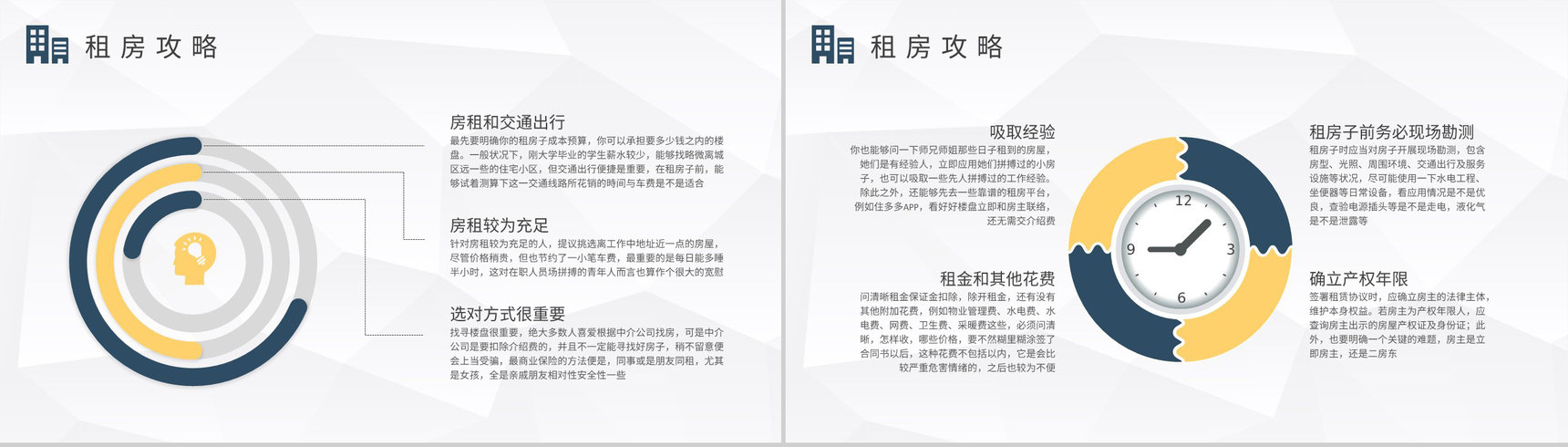 毕业生租房攻略学习个人工作租房安全问题总结PPT模板-4