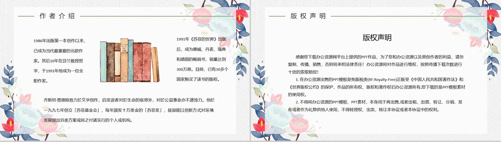 著名哲学书籍《苏菲的世界》长篇小说知识梳理内容鉴赏读书笔记梳理分析PPT模板-11