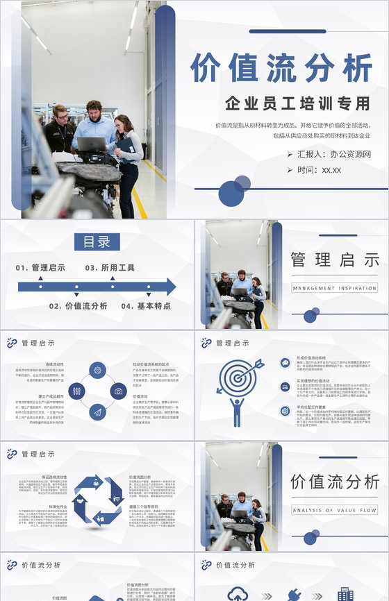 企业员工专业技能培训课程价值流分析图知识