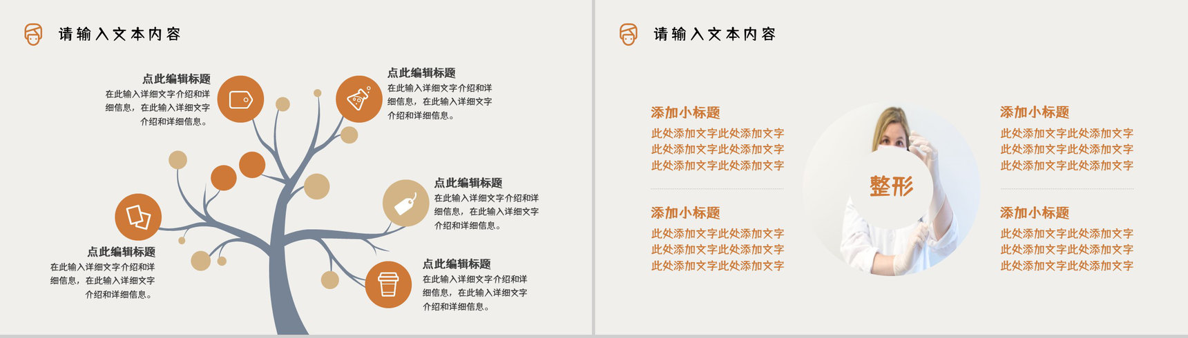 女性整形美容护理项目介绍医疗行业整容知识了解培训PPT模板-7