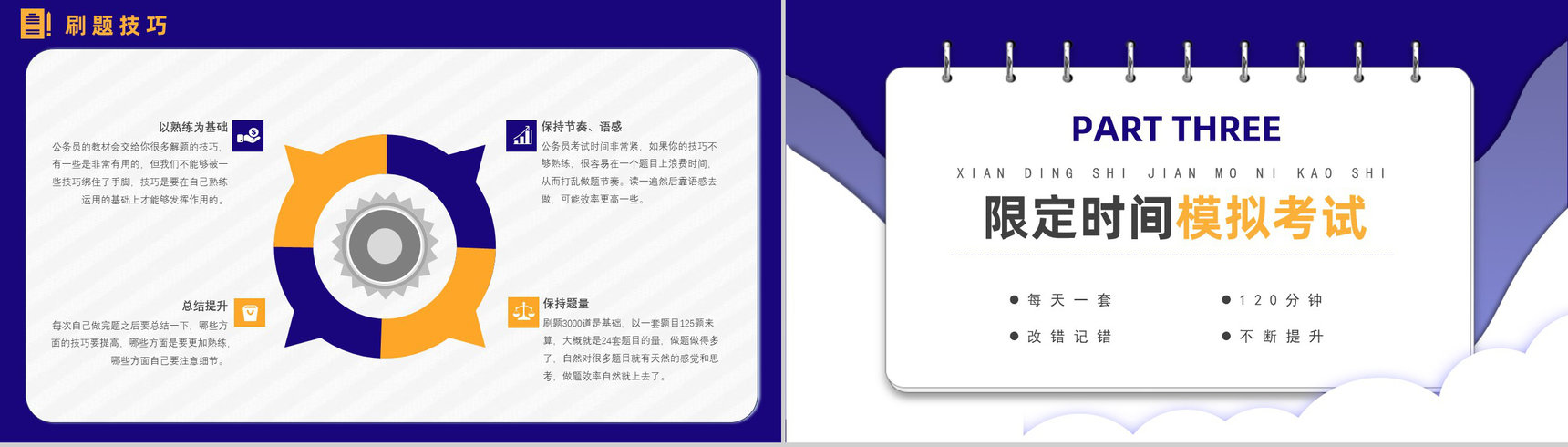考公必备复习指南含行测题库申论复习技巧公务员考试必备PPT模板-4