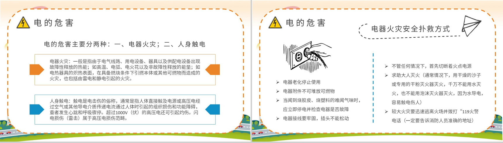 用电安全知识普及培训教案电的危害介绍PPT模板-4