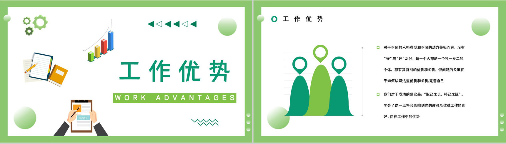 职业人格评估测试MBTI职业性格分析总结INFP工作优势劣势汇报PPT模板-9