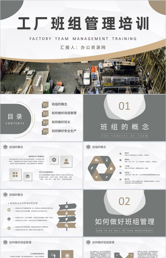 工厂班组管理制度培训车间现场管理工作汇报