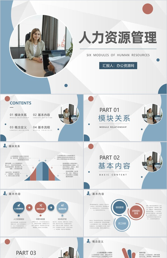 企业人力资源六大模块知识培训行政管理招聘