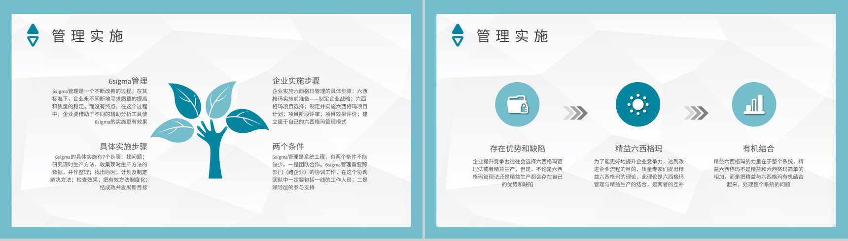 企业标杆管理方案汇报员工六西格玛项目培训总结PPT模板-3