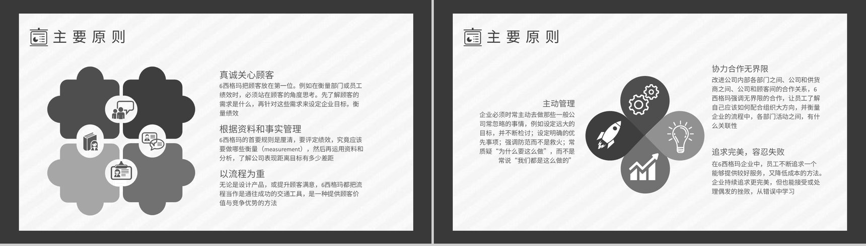 案例分析六西格玛培训工厂生产运作管理流程计划PPT模板-4