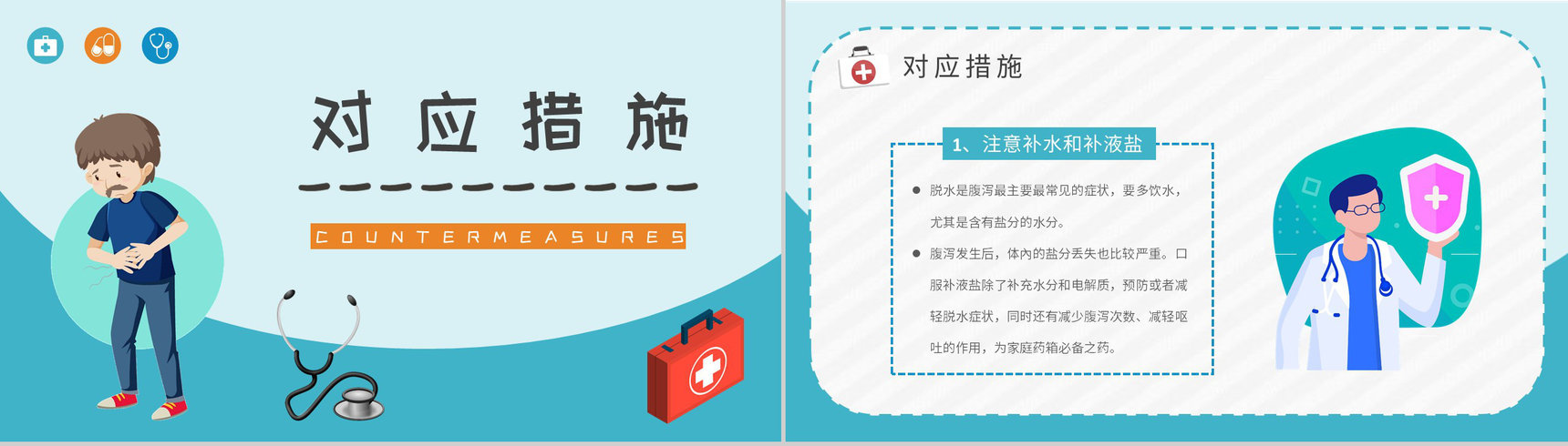 急性腹泻及慢性腹泻的症状及治疗方法夏季腹泻预防措施培训PPT模板-8