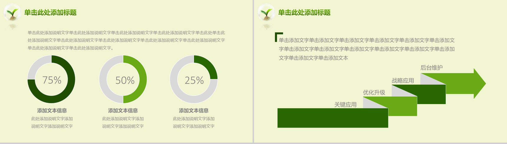 节能简约绿色环保年度工作总结汇报PPT模板-13