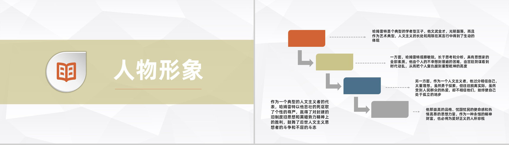 英国杰出戏剧家莎士比亚代表作《哈姆莱特》书籍阅读好书分享PPT模板-4