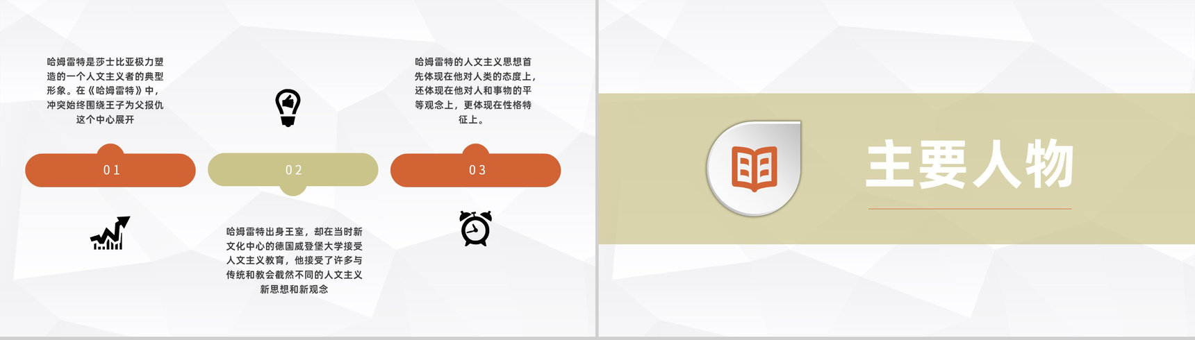 英国杰出戏剧家莎士比亚代表作《哈姆莱特》书籍阅读好书分享PPT模板-5