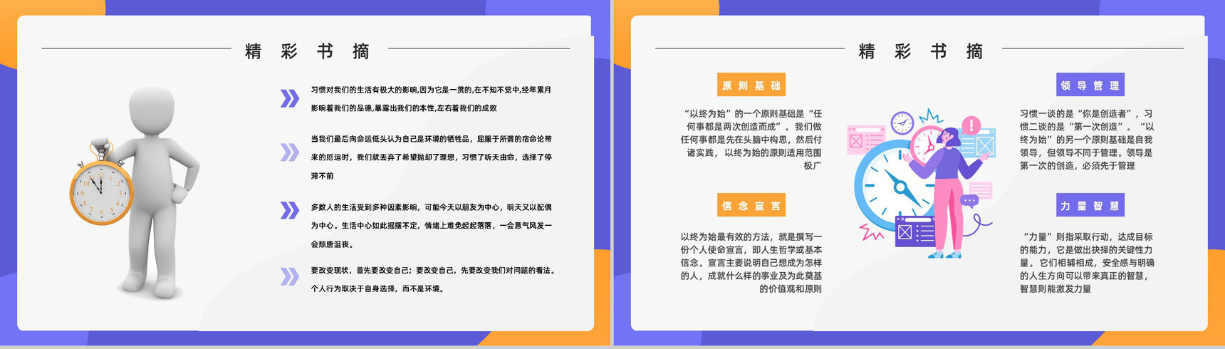 员工培训计划之史蒂芬柯维《高效能人士的七个习惯》员工工作效率提升PPT模板-3