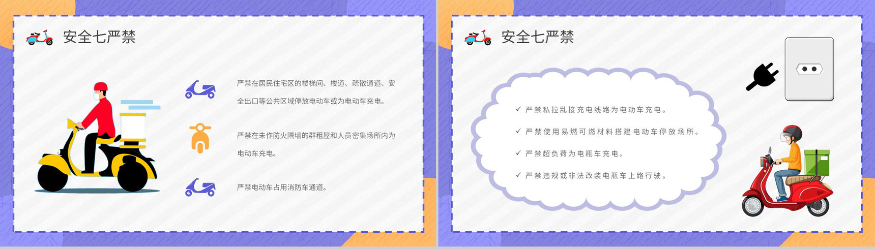 社区居民防火意识提升电动车电瓶车消防安全知识宣传活动方案PPT模板-3