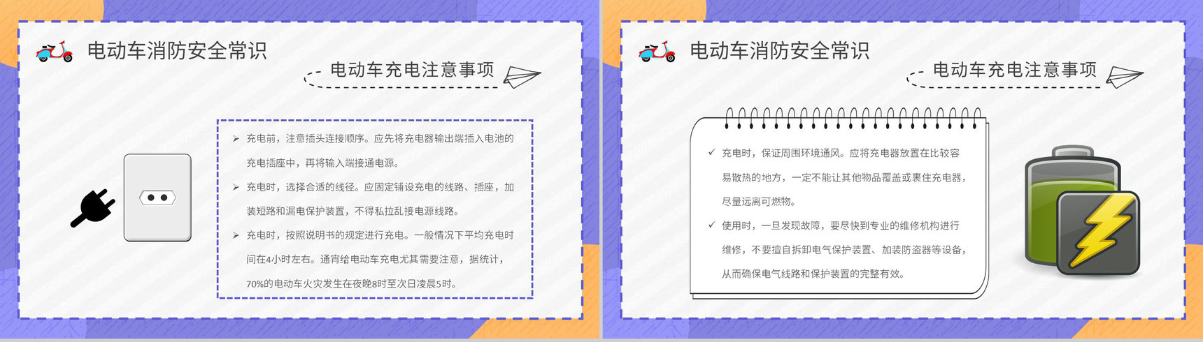 社区居民防火意识提升电动车电瓶车消防安全知识宣传活动方案PPT模板-9