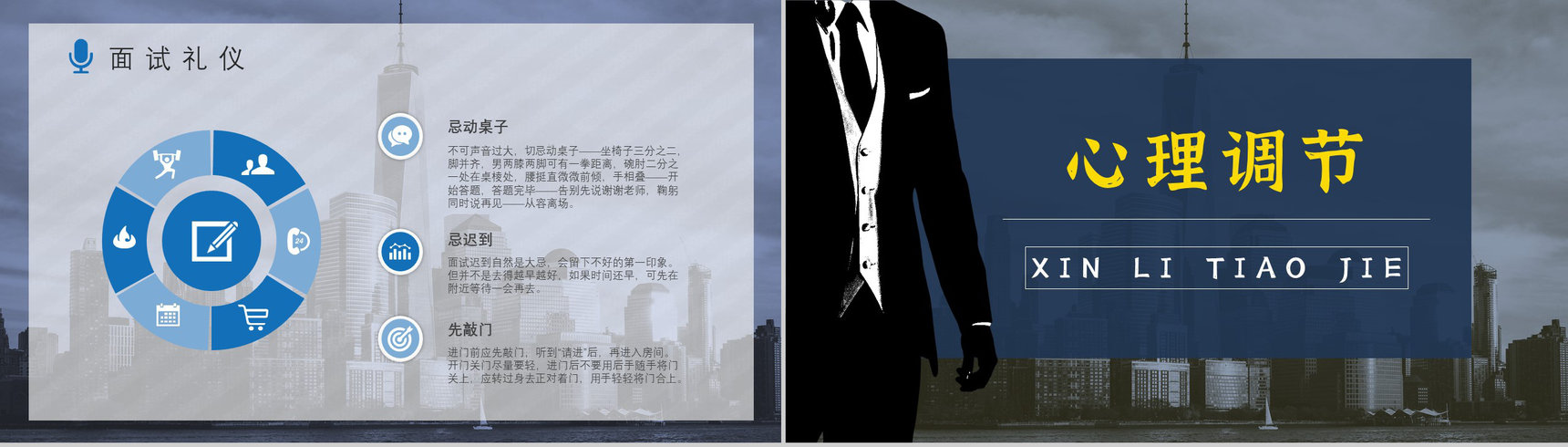 应届生求职者面试礼仪培训心得体会沟通话术学习总结PPT模板-4
