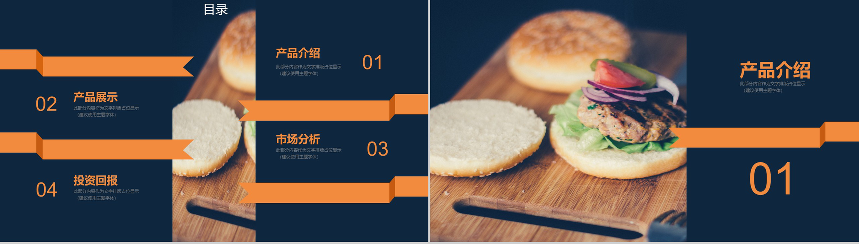 精致西餐厅品牌推广宣传商业计划书PPT模板-2