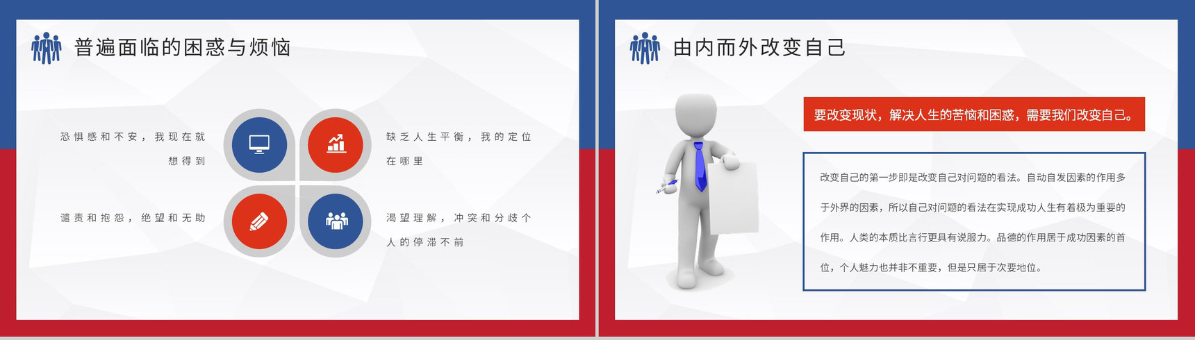 《高效能人士的七个习惯》企业管理书籍推荐史蒂芬柯维里程碑式著作分享PPT模板-4