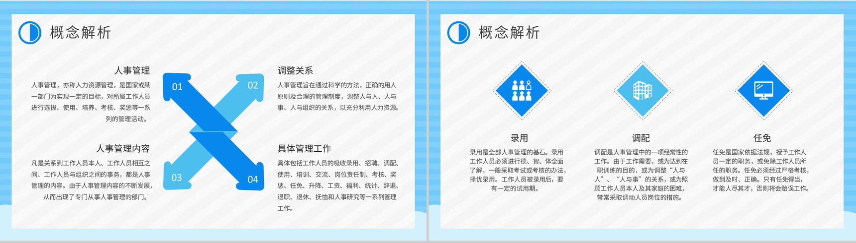 公司人事部门工作计划演讲员工人事管理制度培训学习PPT模板-3