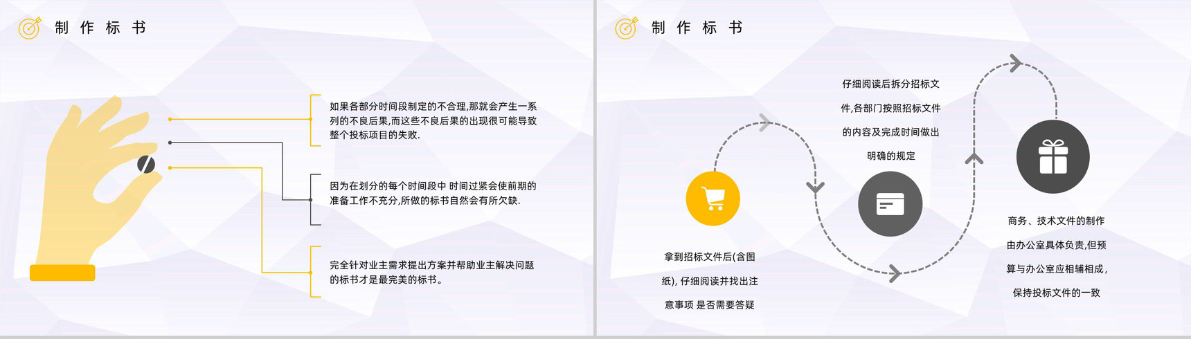 企业工程投标书规范制作流程招标挂网及文件的获取标书制作培训PPT模板-9