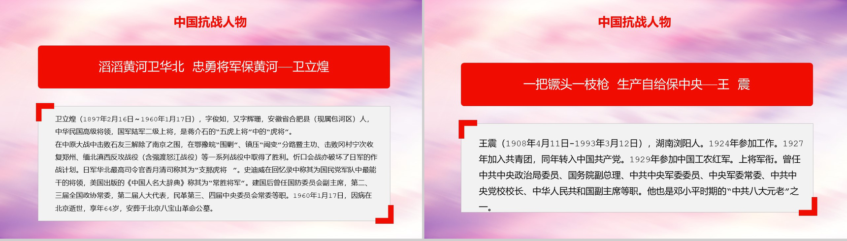 918事变勿忘国耻抗战胜利74周年PPT模板-11