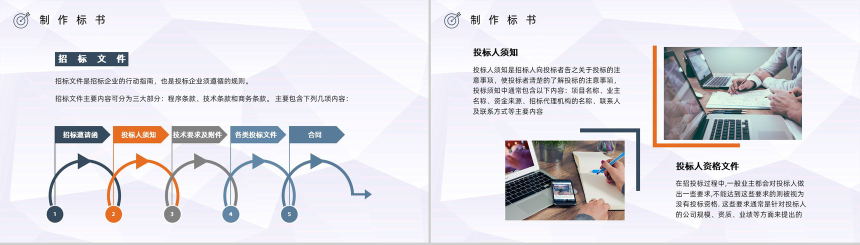 新手投标书制作流程规范培训投标书技术标准范本通用PPT模板-7