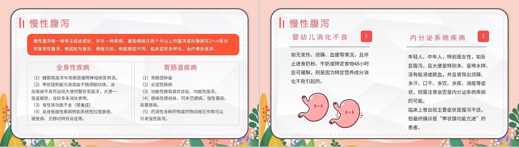 夏季腹泻预防宣传活动小结健康宣传症状及治疗方法PPT模板-3