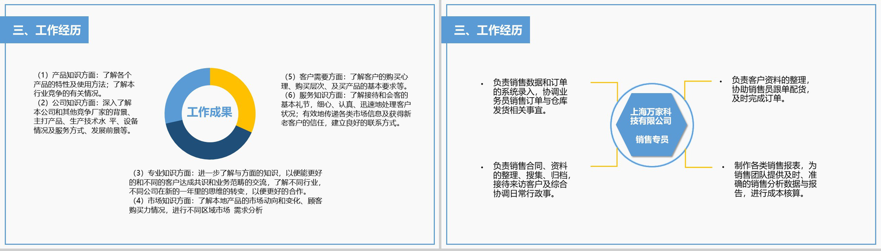 简洁商务个人求职竞聘简历述职报告PPT模板-6