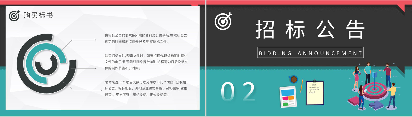 公司商务部门新员工入职培训投标书制作流程学习PPT模板-4