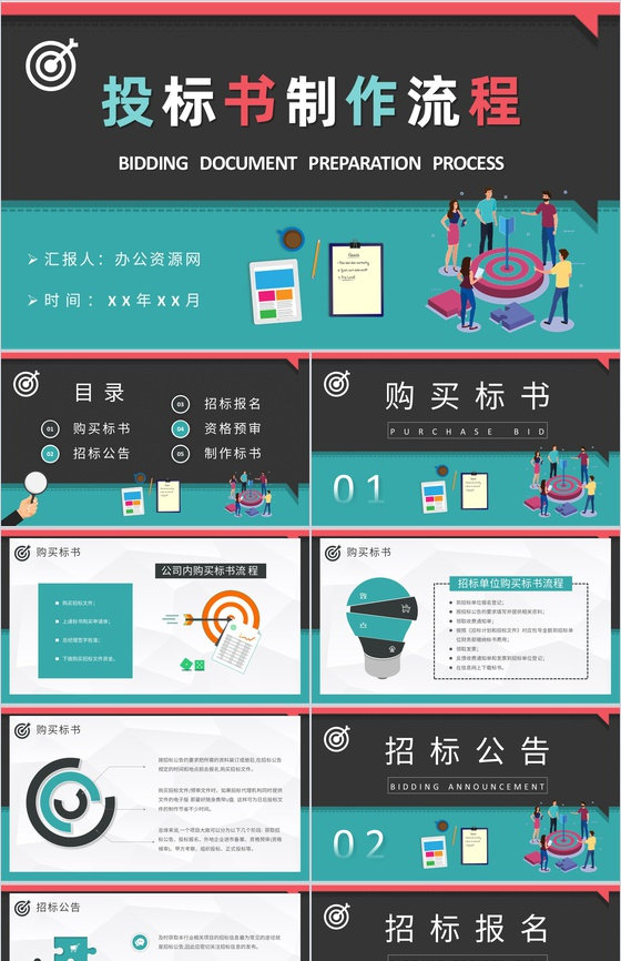 公司商务部门新员工入职培训投标书制作流程