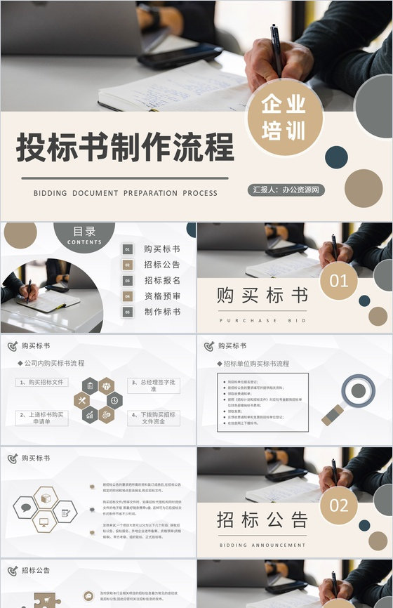 公司项目标书购买流程介绍投标书制作规范学
