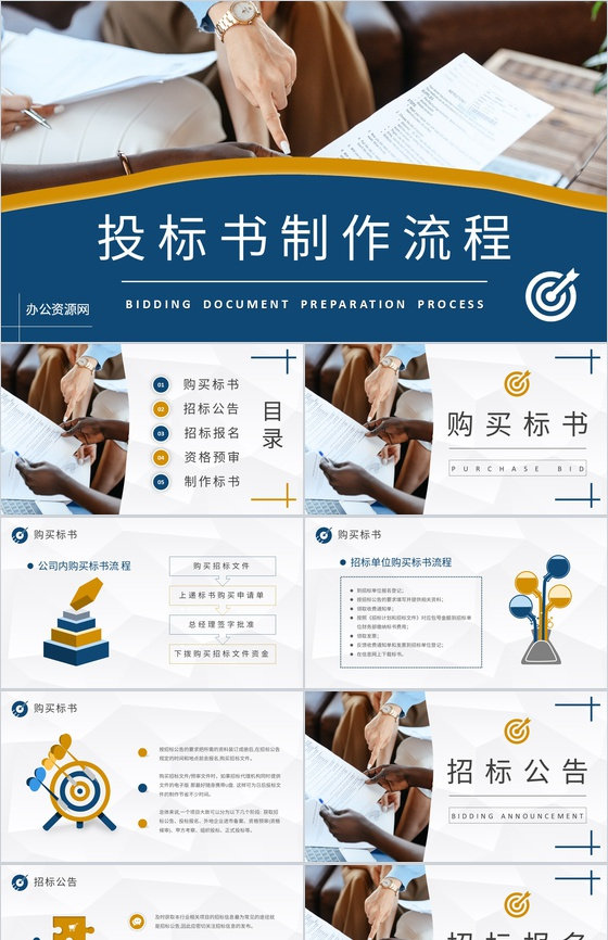企业工程项目招投标规范学习投标书制作流程