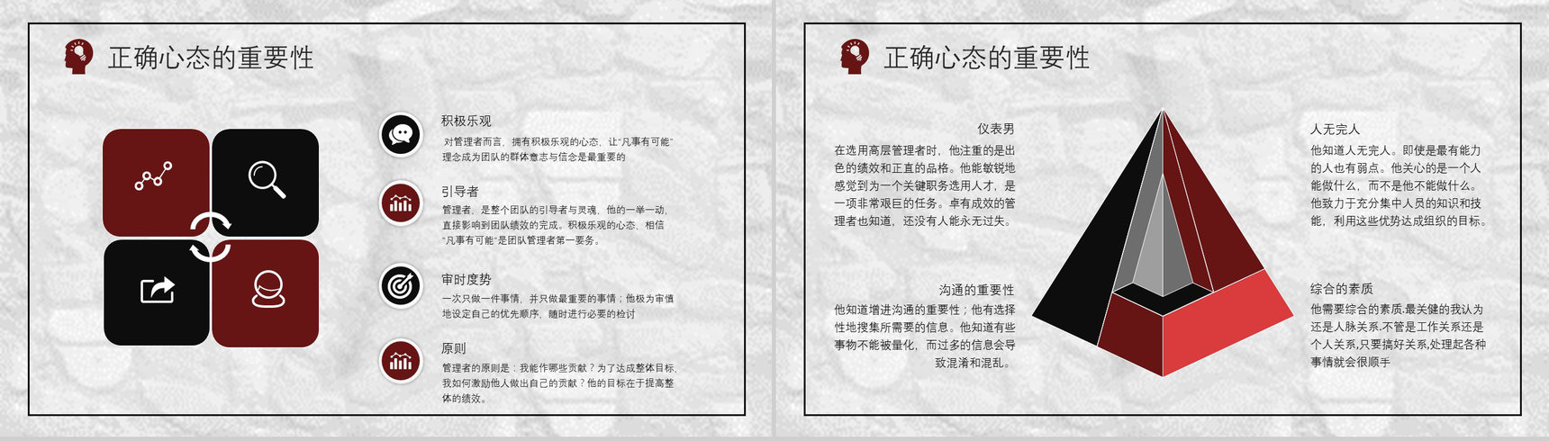 企业员工中高层管理者心态培训课程收获与心得体会心态调节技巧PPT模板-3