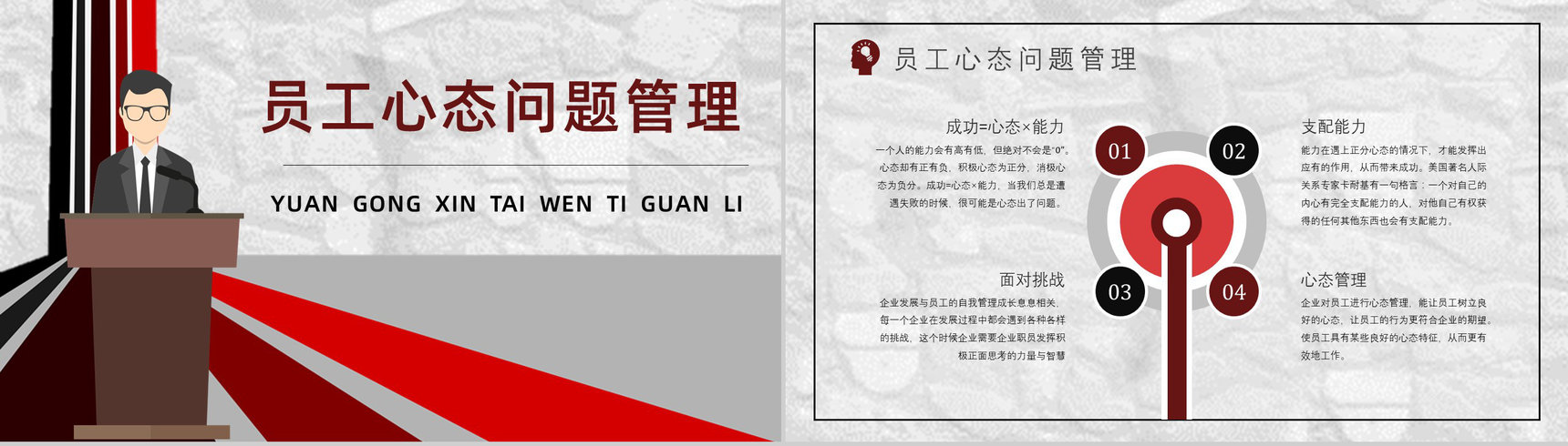 企业员工中高层管理者心态培训课程收获与心得体会心态调节技巧PPT模板-7