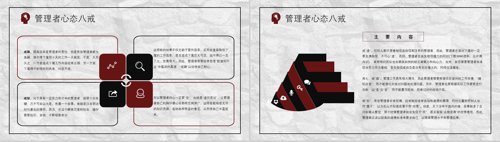 企业员工中高层管理者心态培训课程收获与心得体会心态调节技巧PPT模板-6