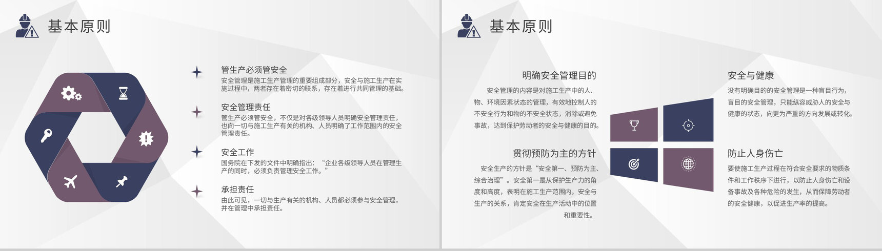 项目安全管理培训内容总结企业工程建设计划方案汇报PPT模板-3