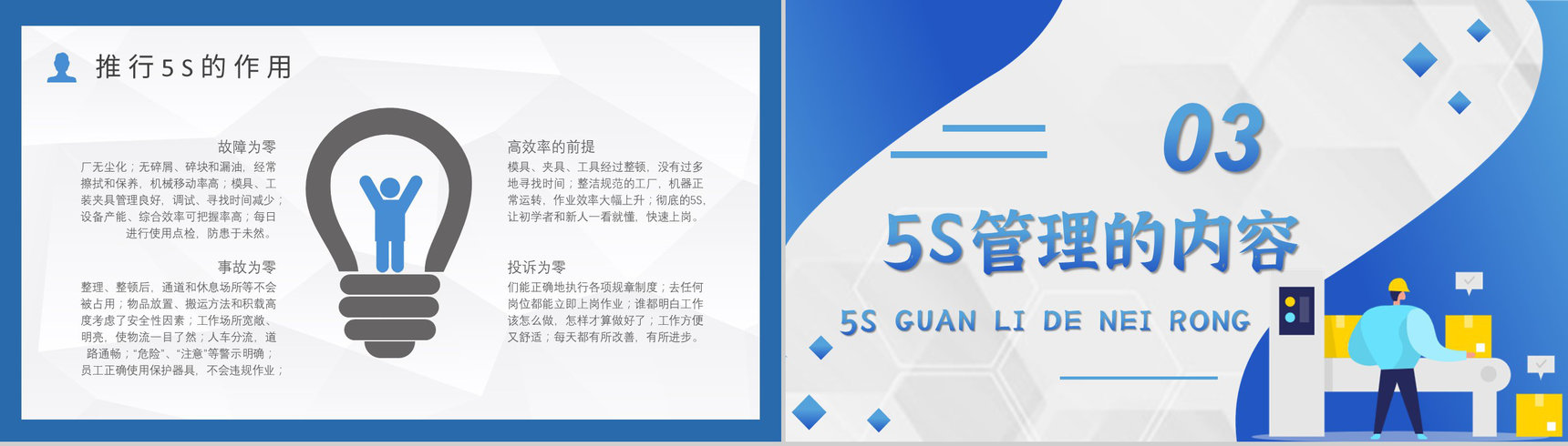 5S现场管理的内容及具体措施经典步骤宣传标语车间现场作业管理人员PPT模板-6