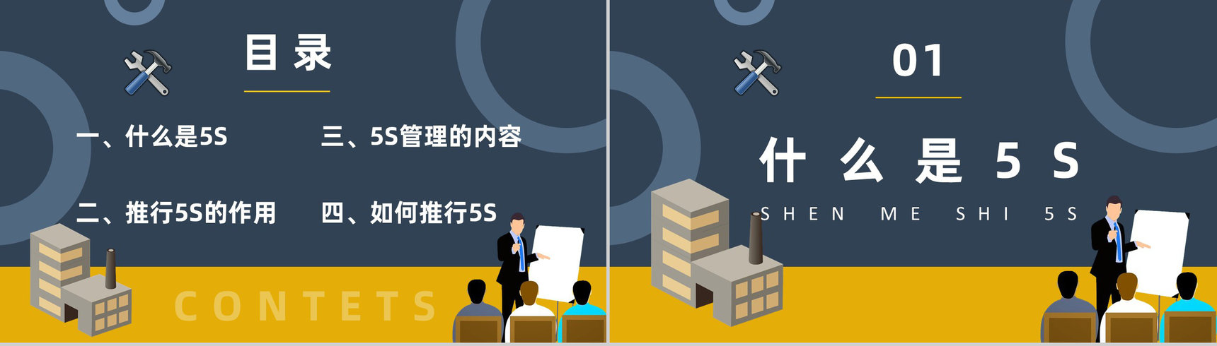 推行5S的作用及具体措施5S现场管理宣传标语经典步骤员工培训PPT模板-2