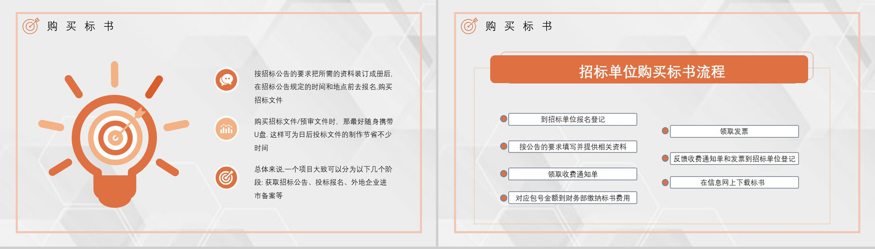 投标书制作流程及盖章要求项目申请与招标挂网文件的获取知识培训PPT模板-3