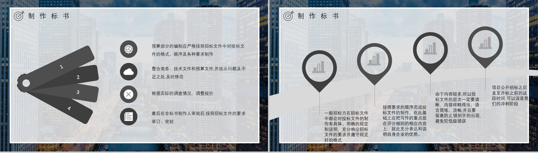 新手投标书技术标准范本投标书制作流程规范培训通用PPT模板-10