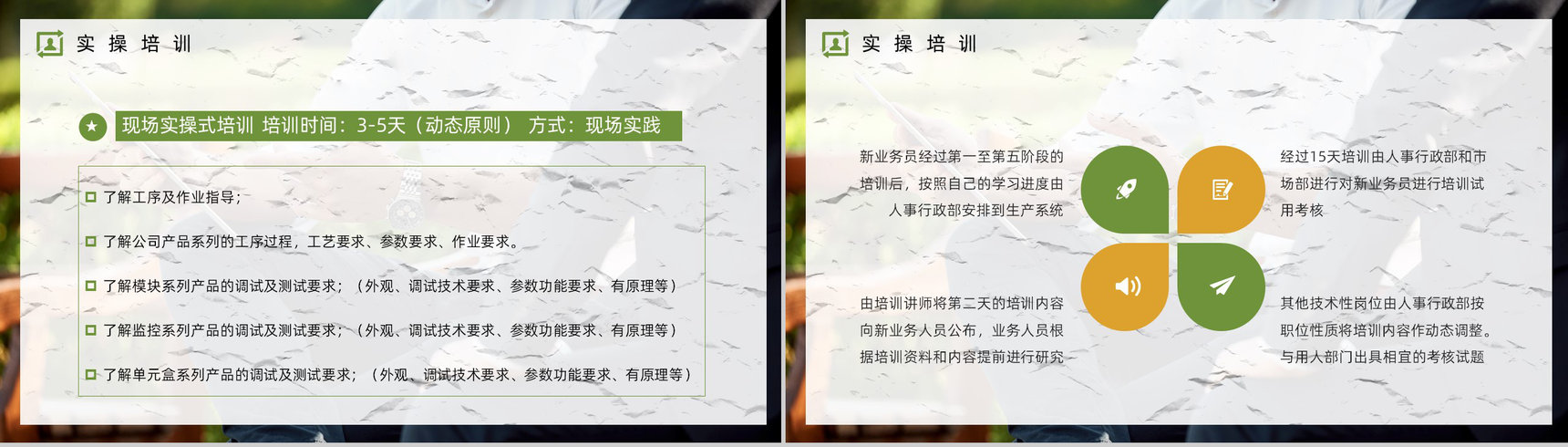职场新人技能学习公司业务员能力培训方案计划员工入职培训通用PPT模板-11