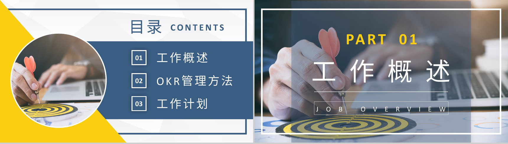 部门员工实现OKR目标管理计划总结工作法培训课件PPT模板-2