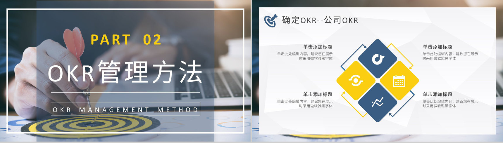 部门员工实现OKR目标管理计划总结工作法培训课件PPT模板-5