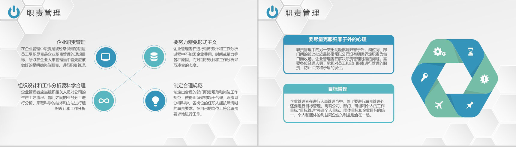 人事管理流程规范公司行政部门员工职责管理培训汇报PPT模板-4