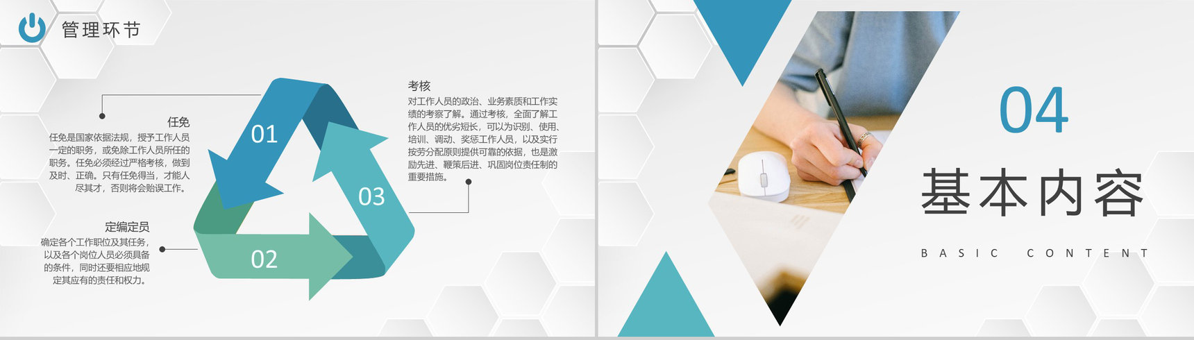 人事管理流程规范公司行政部门员工职责管理培训汇报PPT模板-6