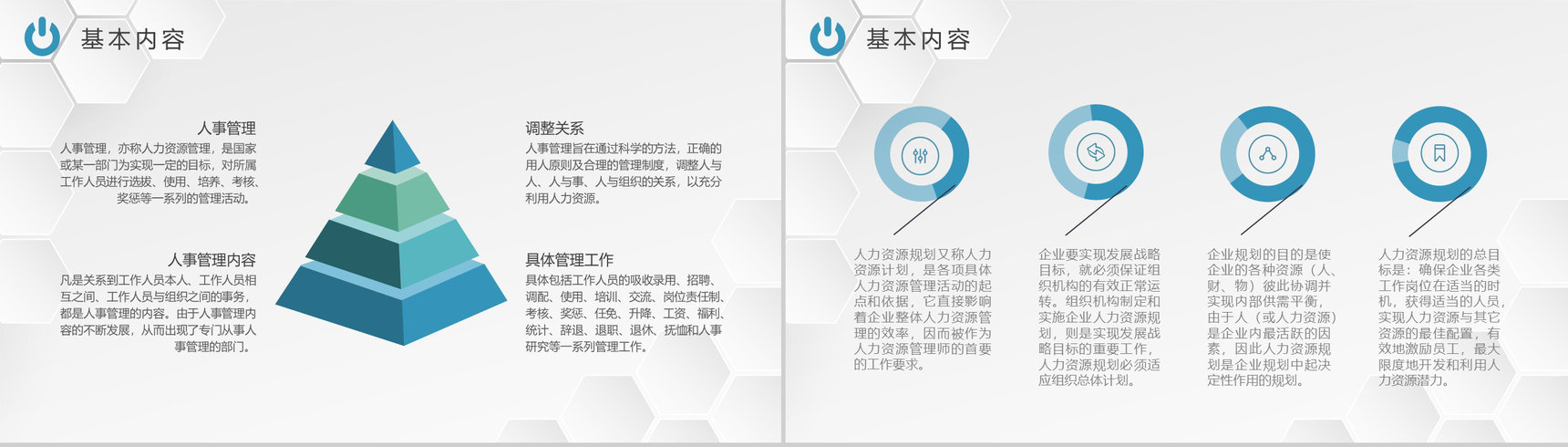 人事管理流程规范公司行政部门员工职责管理培训汇报PPT模板-7